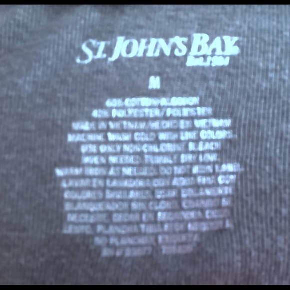 ❤️3 for $20❤️ St John’s Bay brown, long sleeve shirt. - Picture 3 of 3